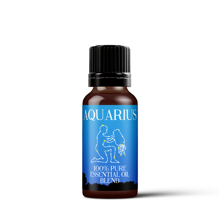 Acuario - Mezcla de aceites esenciales de astrología de signos del zodíaco