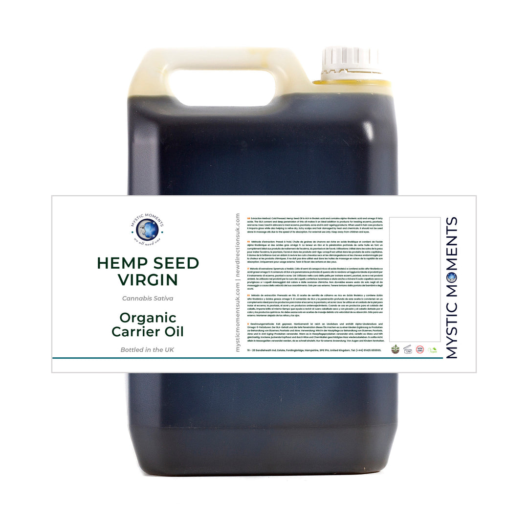 Hemp Seed Virgin Organic Carrier Oil