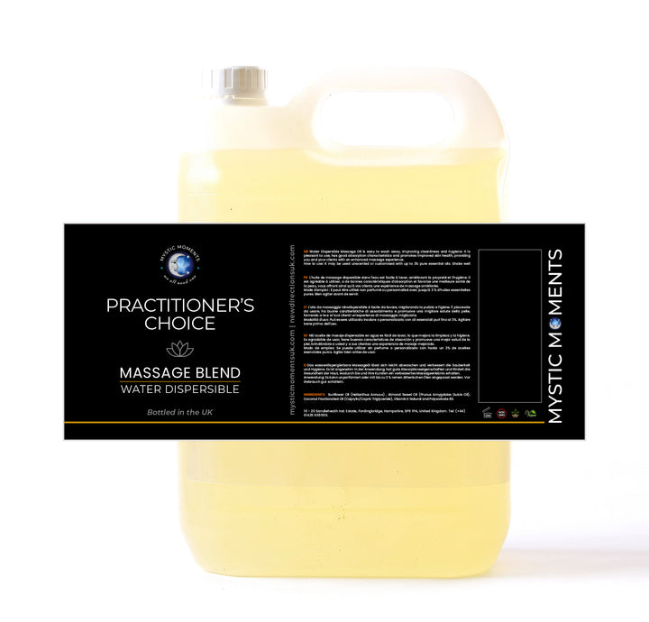 Keuze van de beoefenaar - Waterdispergeerbare massageolie