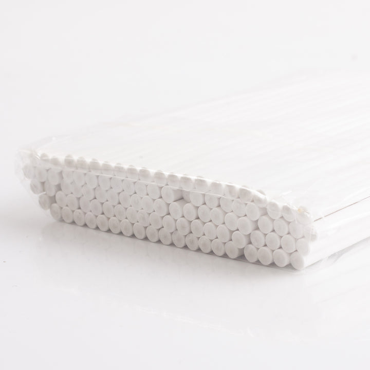 White Paper Lolly Stick 4.0" Pack of 100