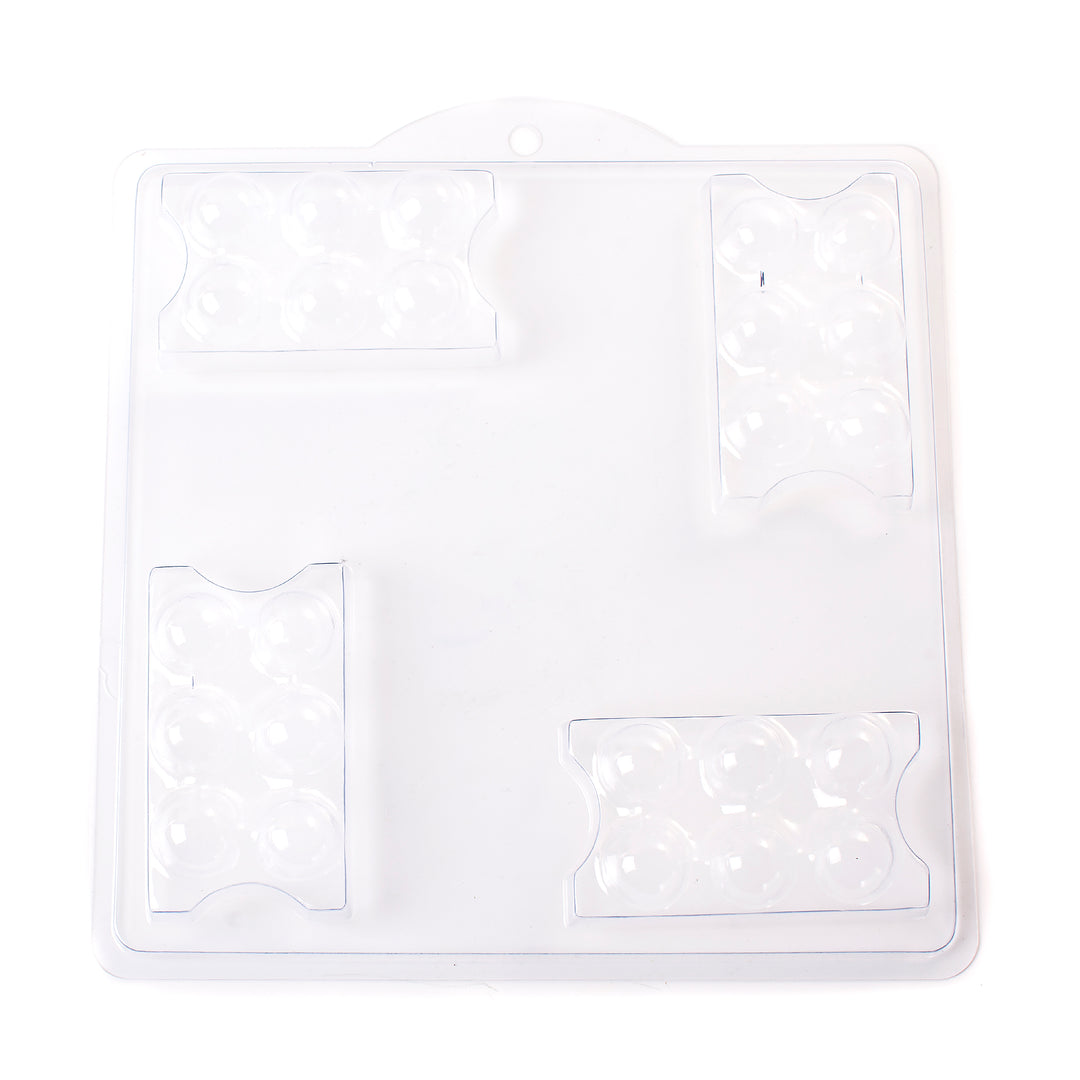 Molde de PVC para barra de masaje (4 cavidades)
