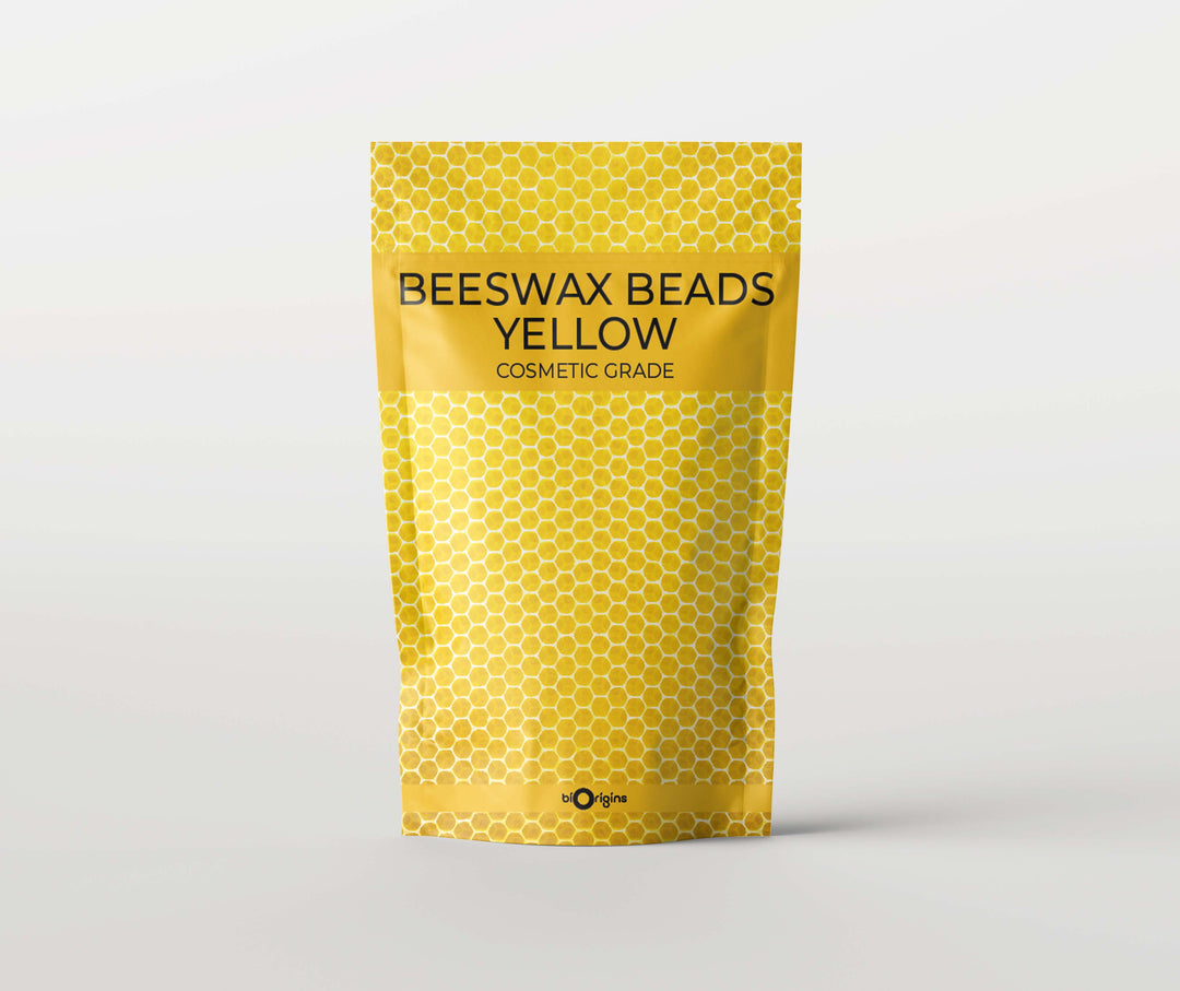 Beeswax Beads Yellow Cosmetic Grade - Cosmetic Waxes