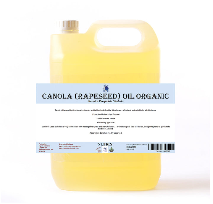 Canola (Rapeseed) Organic Carrier Oil