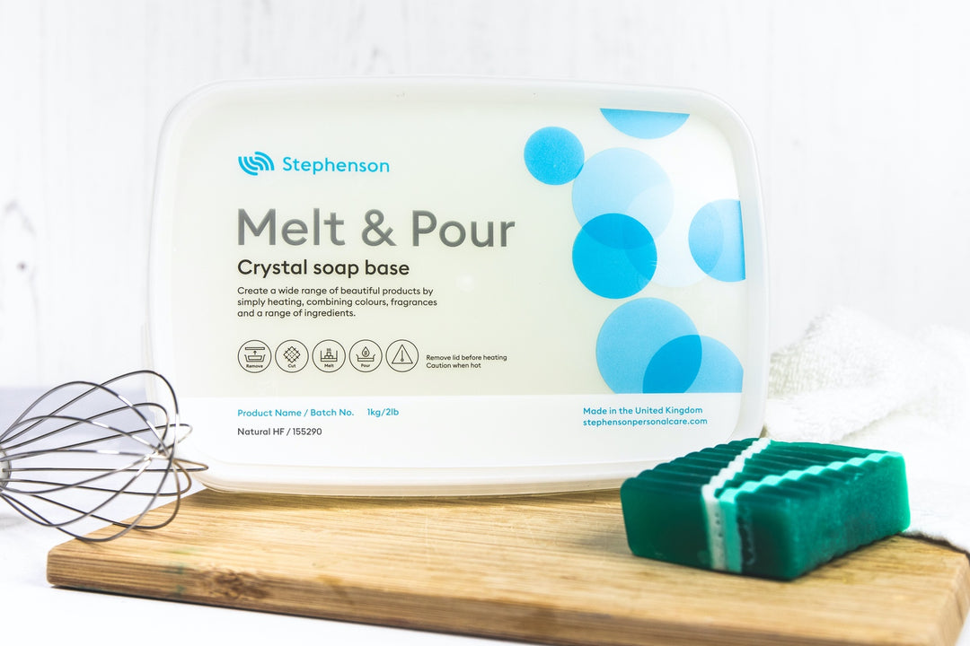 Melt and Pour Soap Base - Crystal Natural High Foam SLS & SLES Free
