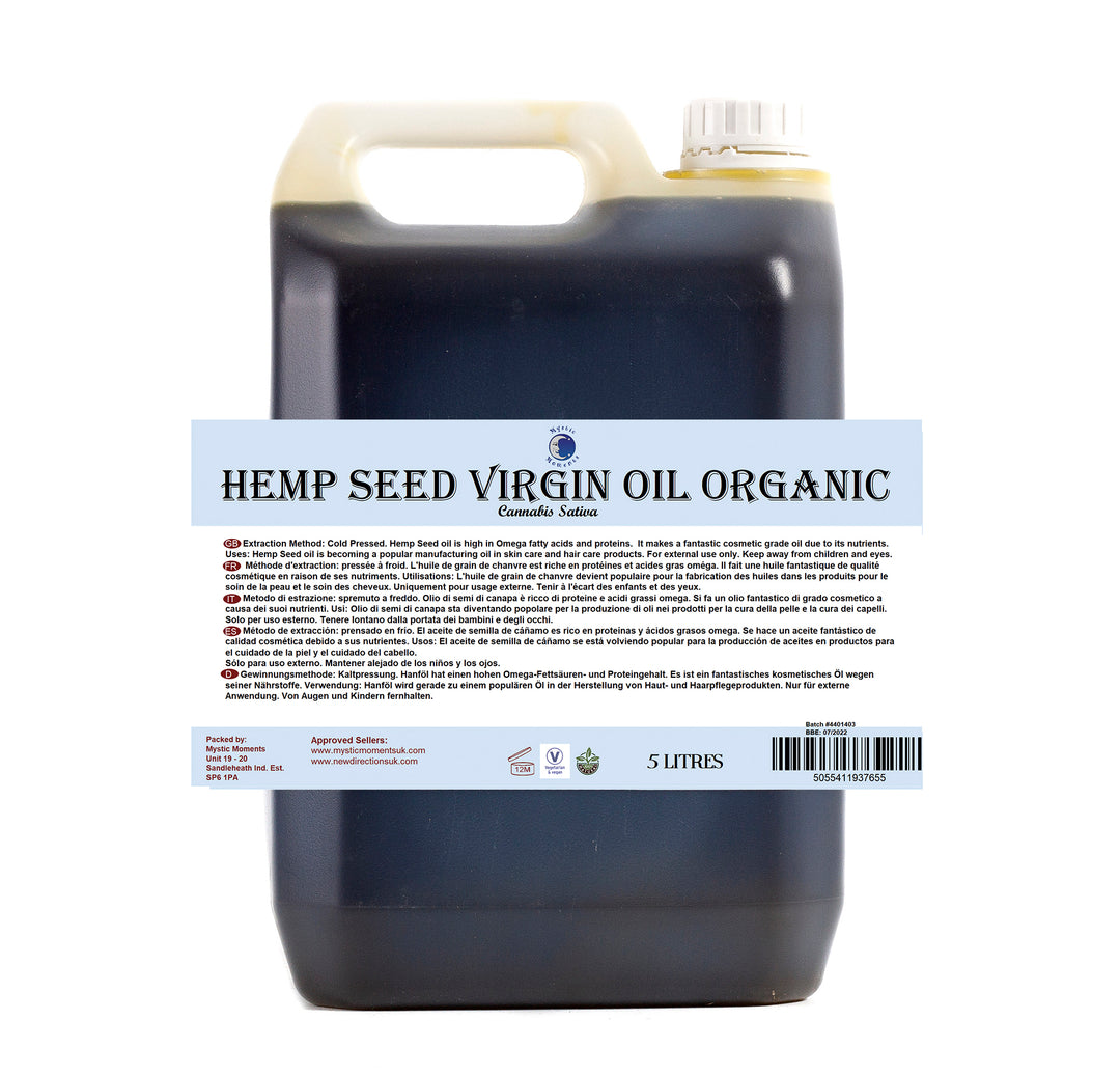 Hemp Seed Virgin Organic Carrier Oil