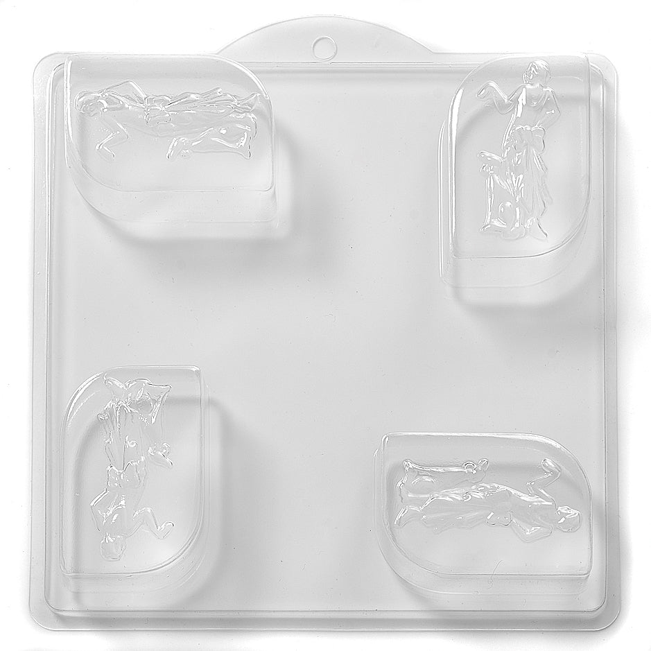 1920's Lady PVC Mould (4 Cavity)