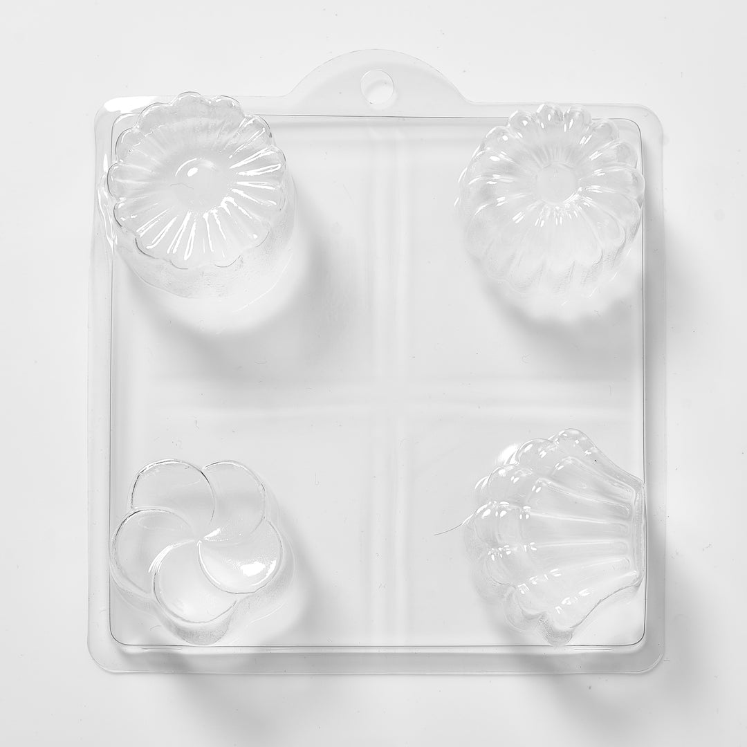 Formas Surtidas 1 Molde PVC (4 Cavidades)