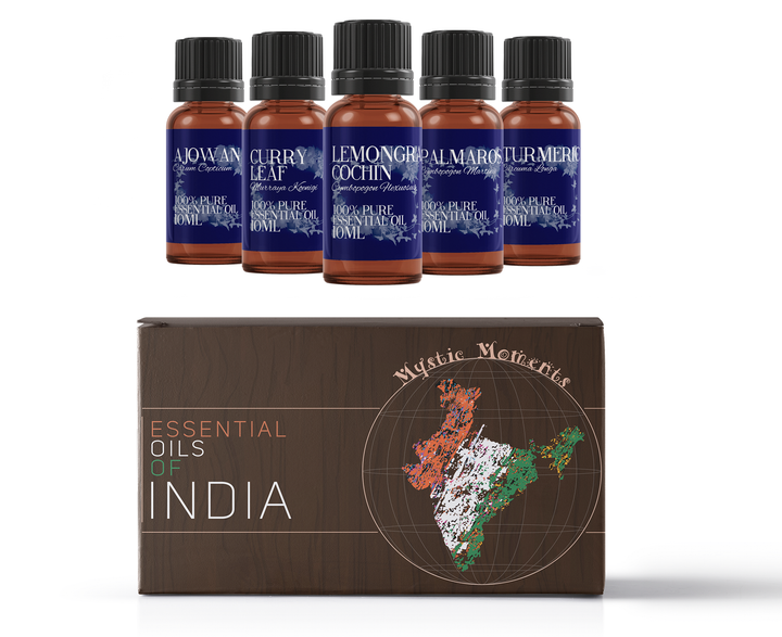 Oli essenziali dell'India | Pacchetto regalo iniziale di oli essenziali