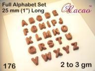 Alphabet Chocolate/Sweet/Soap/Plaster/Bath Bomb Mould #176 (26 cavity) - Mystic Moments UK