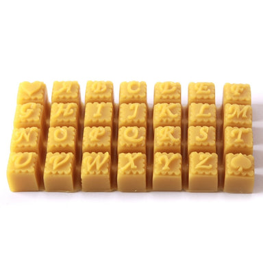 Alphabet Silicone Soap/Chocolate Mould H0095 - 28 Cavity - Mystic Moments UK