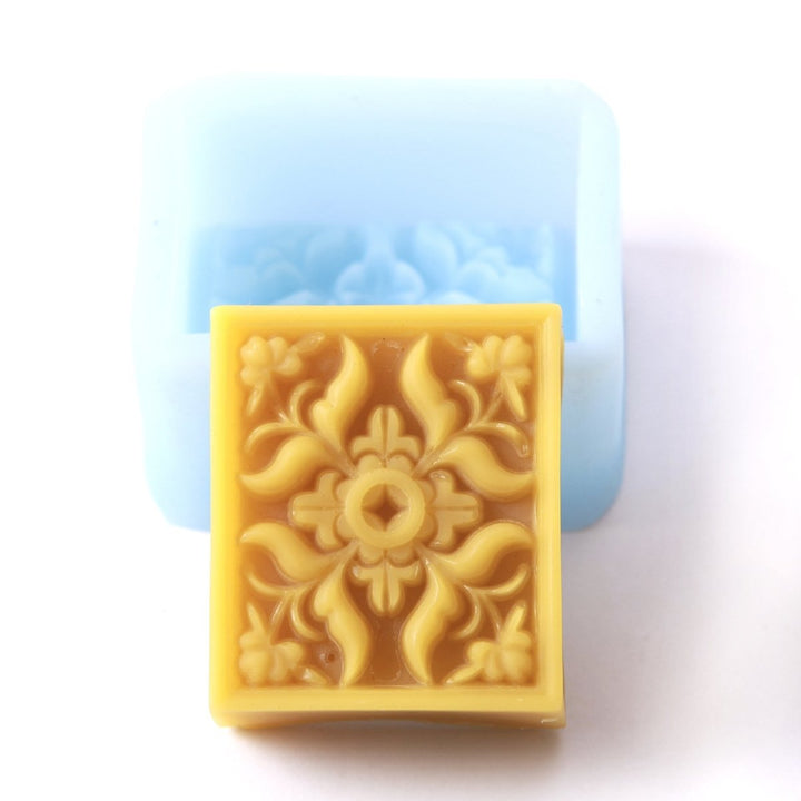 Classic Square Silicone Soap Mould R0360 - Mystic Moments UK