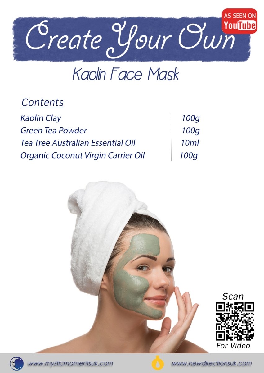 Create Your Own – Kaolin Face Mask - Mystic Moments UK