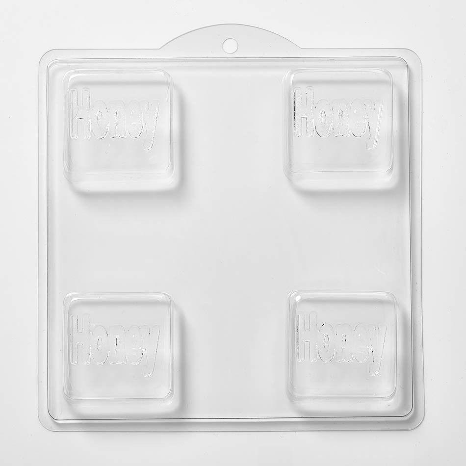 Honey Soap/Bath Bomb/Chocolate Mould x 4 M134 - Mystic Moments UK