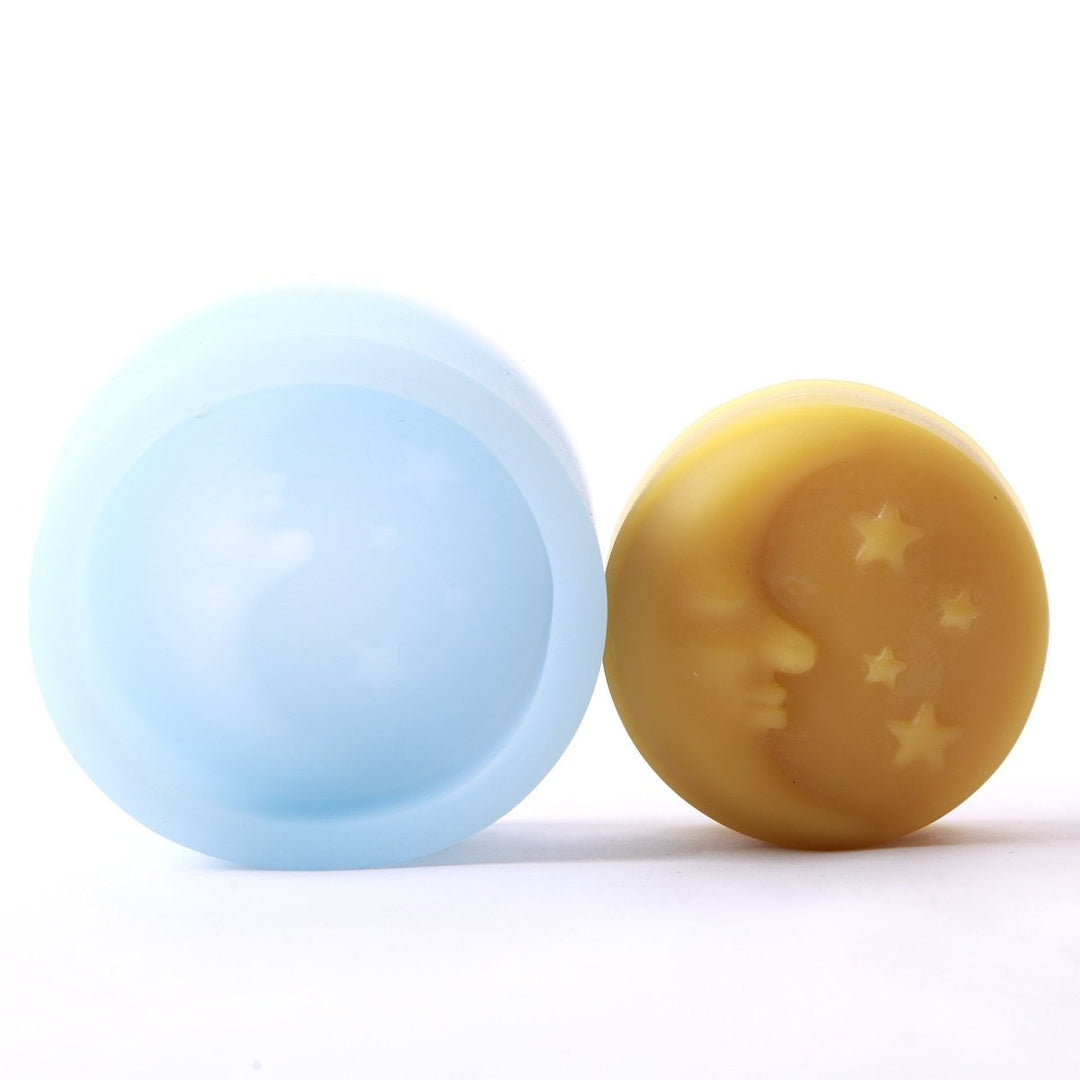 Moon & Stars Silicone Soap Mould R0271 - Mystic Moments UK