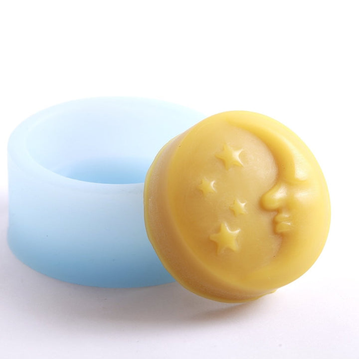 Moon & Stars Silicone Soap Mould R0271 - Mystic Moments UK