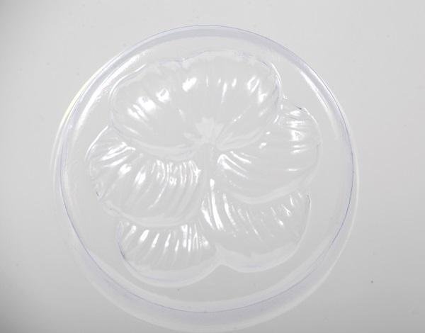 Pansy Soap Mould Tray 4 Cavity M158 - Mystic Moments UK