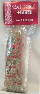 Sage and Cedar Smudge Stick 7" - Mystic Moments UK