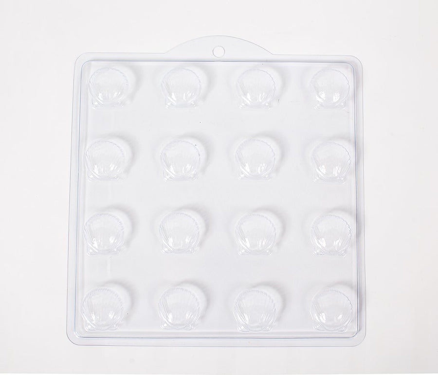 Scallop Shells 16 Cavity Soap/Bath Bomb Mould K05 - Mystic Moments UK