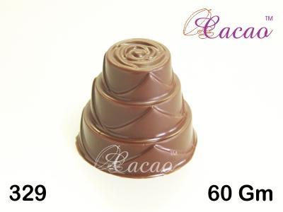 Wedding Cake Chocolate/Sweet/Soap/Plaster/Bath Bomb Mould #329 (4 Cavity) - Mystic Moments UK