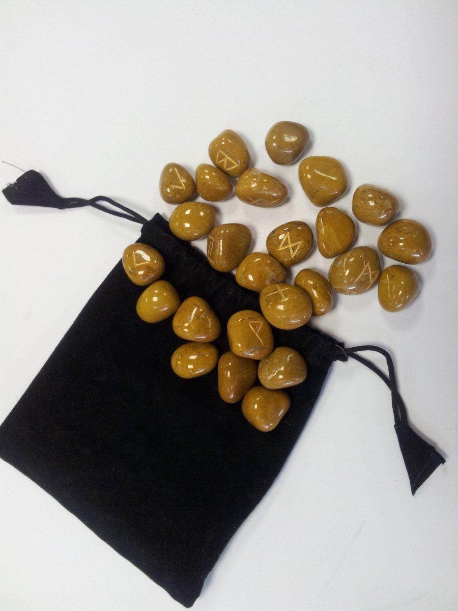 Yellow Jasper Rune Set - Mystic Moments UK