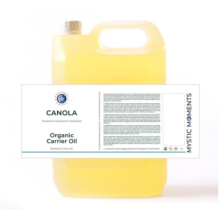 Huile de support biologique de canola (colza)