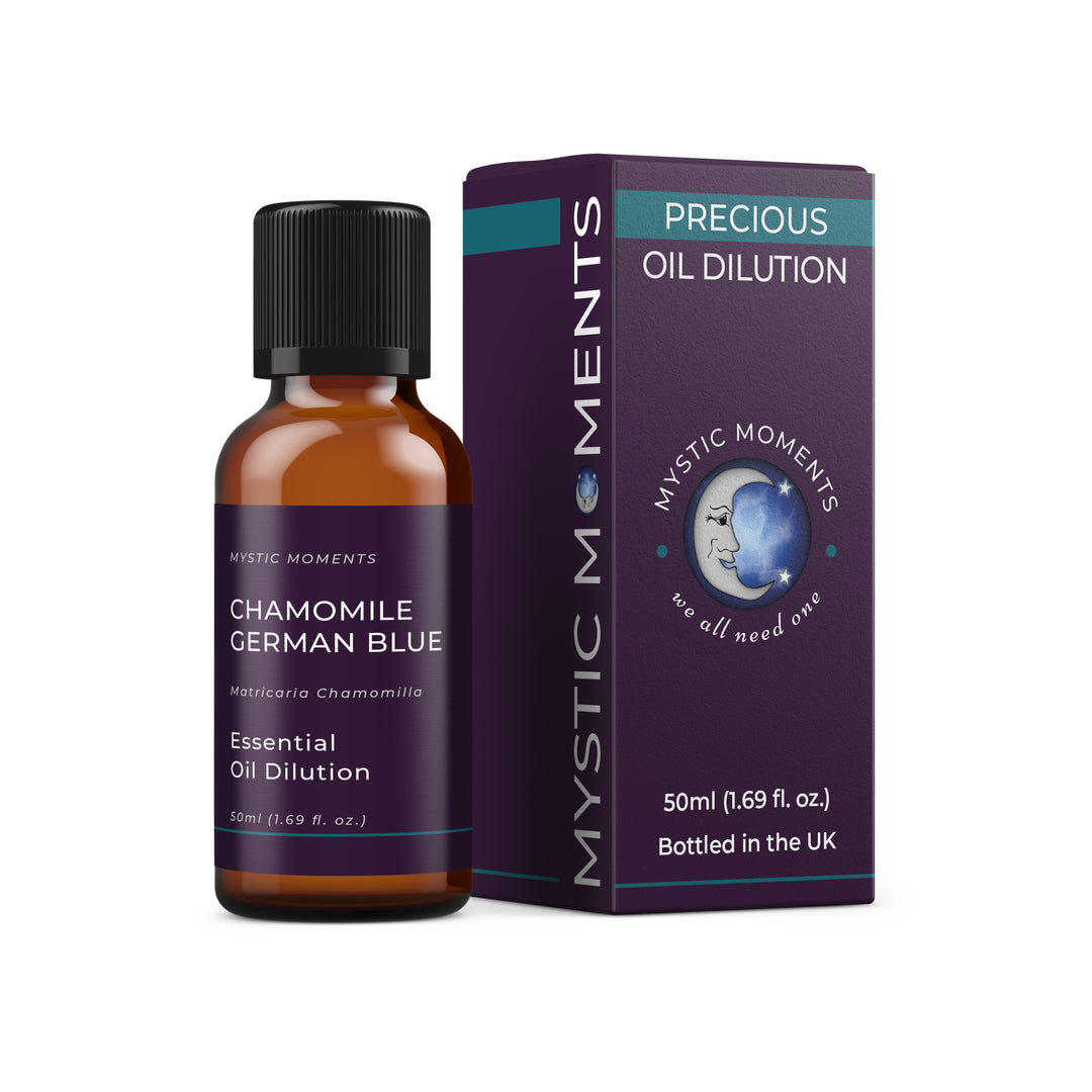 Dilution d’huile essentielle de camomille bleue allemande