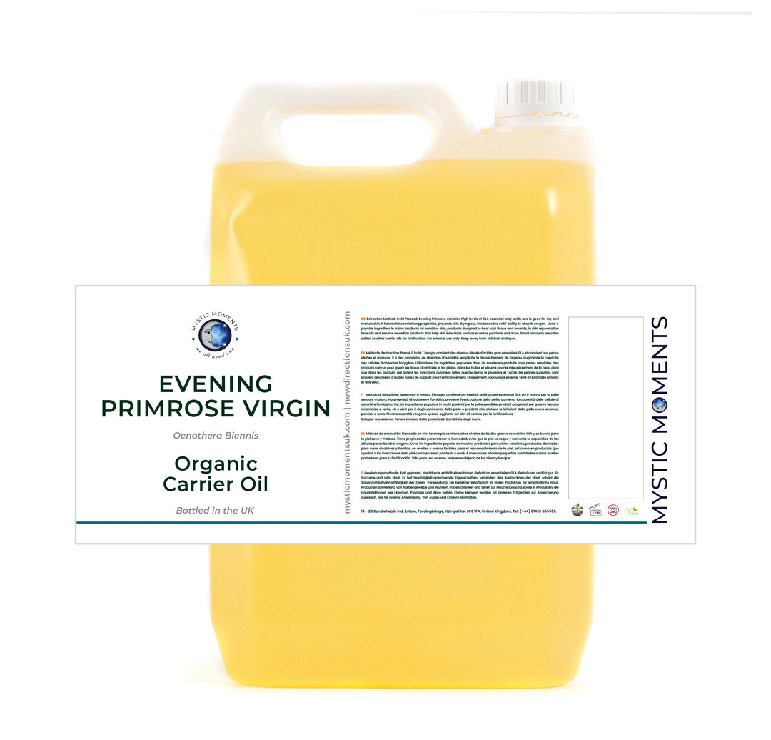 Olio vettore biologico vergine di enotera