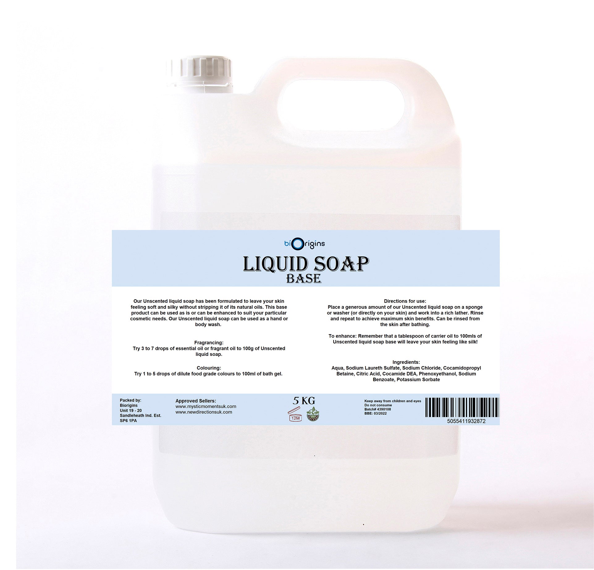 Liquid Soap Base Unscented