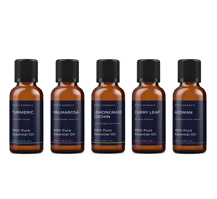 Aceites esenciales de la India | Paquete inicial de regalo con aceites esenciales