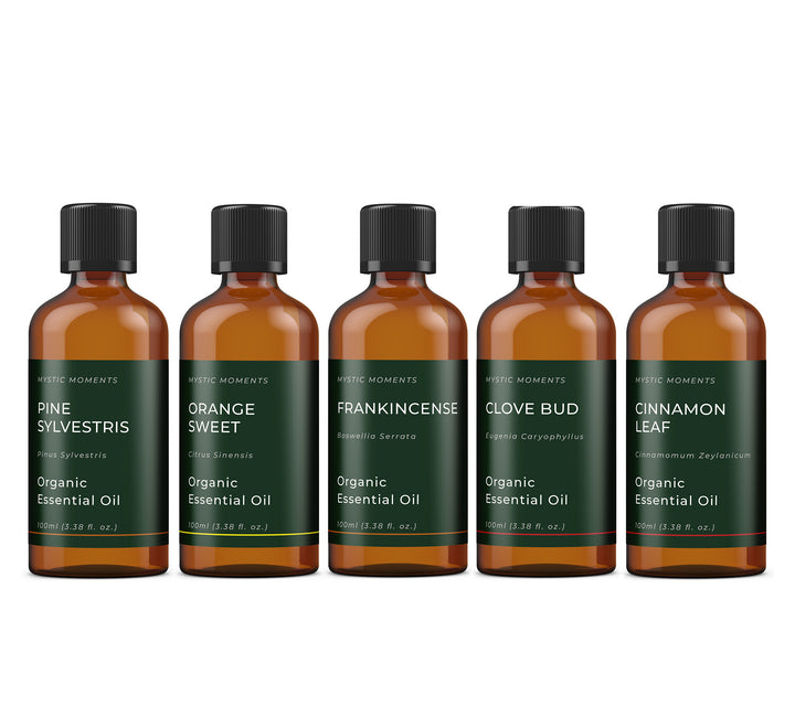 Navidad | Paquete inicial de regalo de aceites esenciales (orgánico)