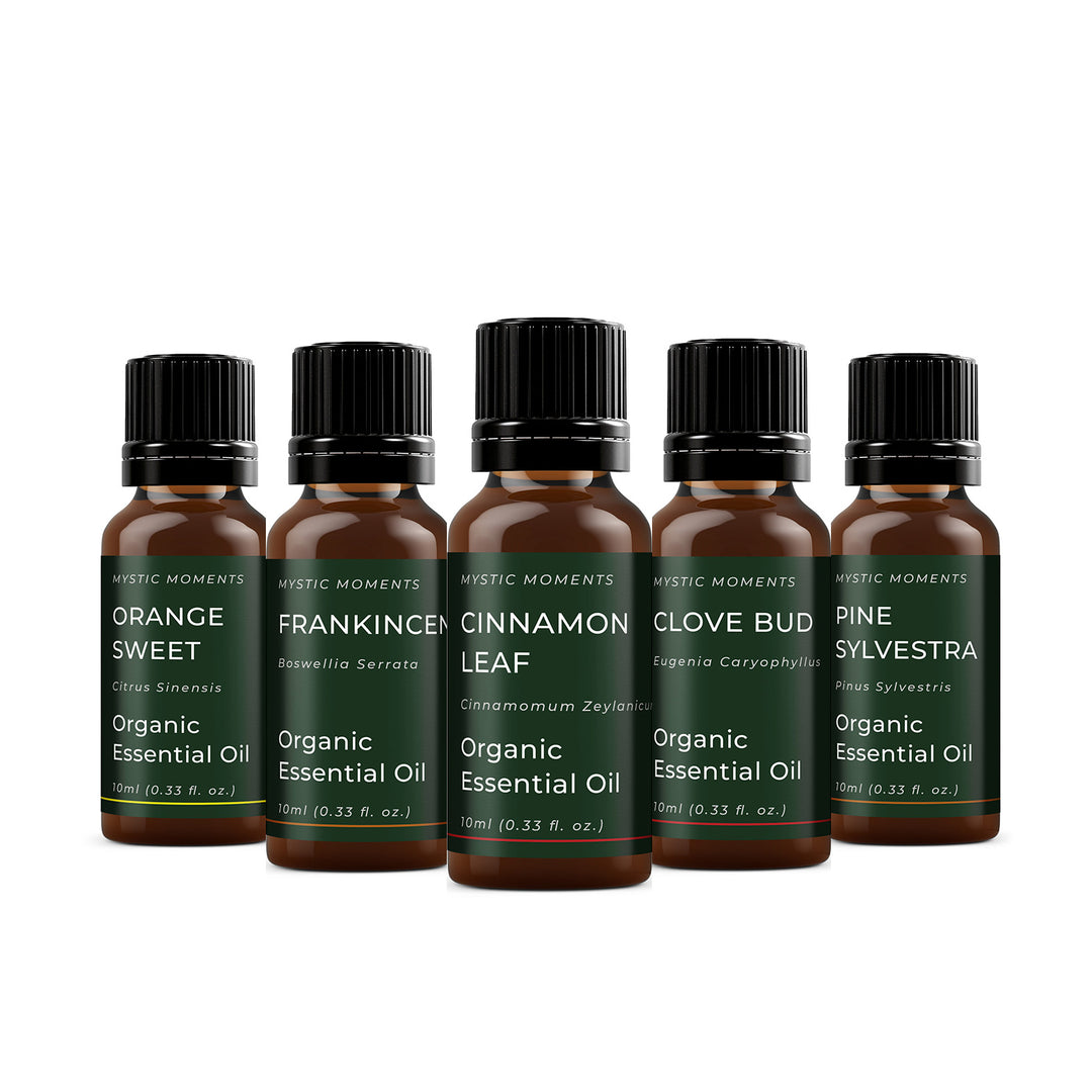 Navidad | Paquete inicial de regalo de aceites esenciales (orgánico)