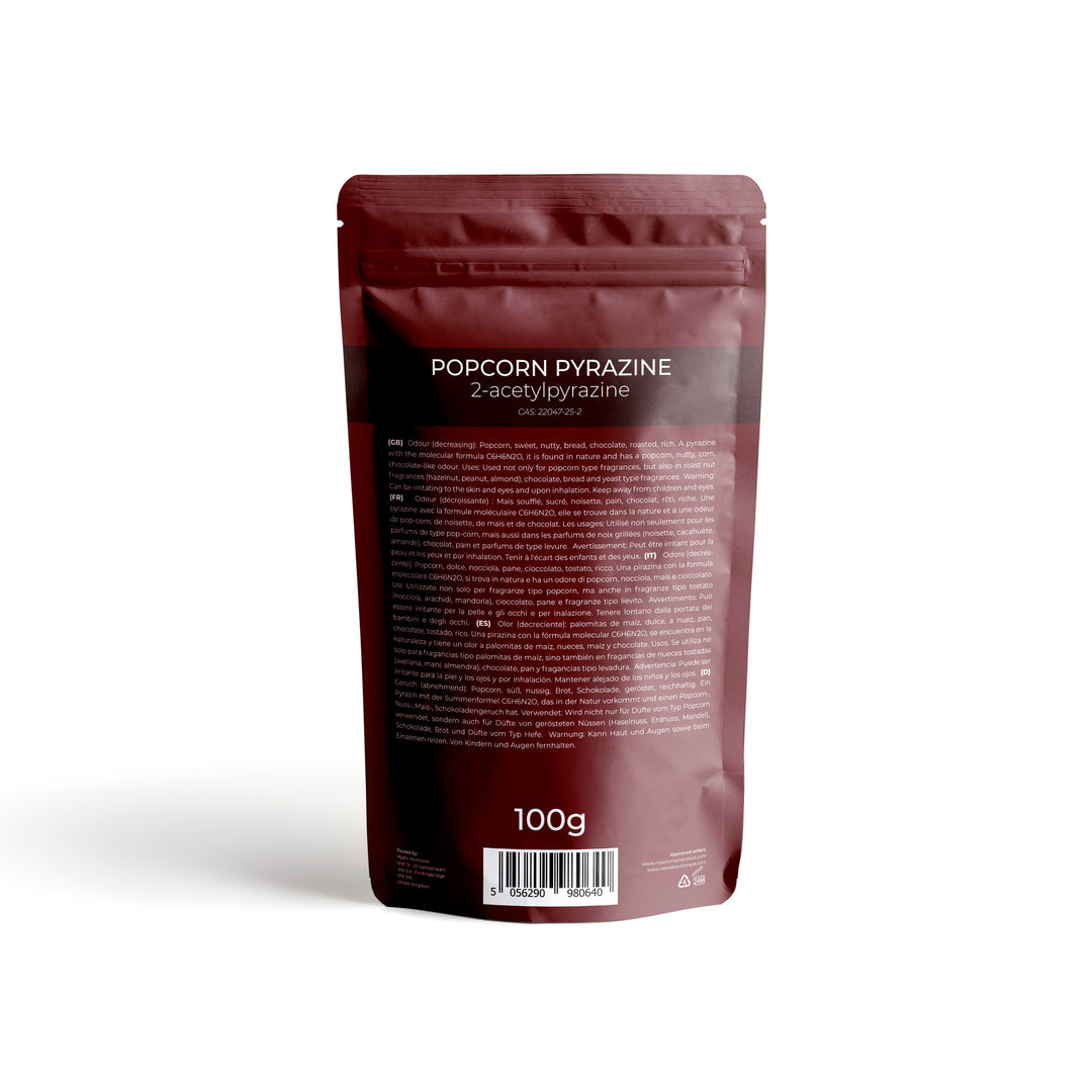Pyrazine Powder Popcorn Pyrazine (2-acetylpyrazine) – Mystic Moments UK