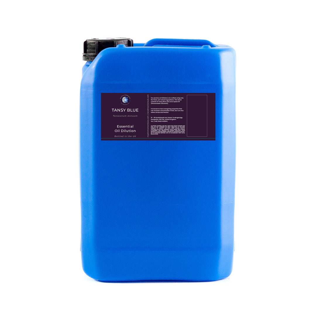 Dilución de aceite esencial de tanaceto azul