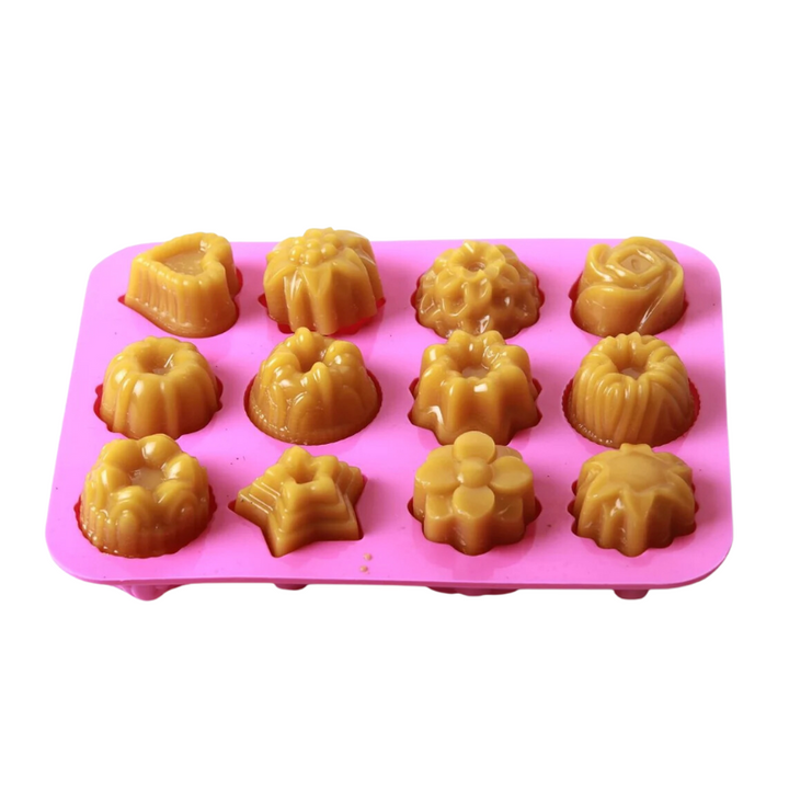Assorted Shapes Cake/Jelly/Soap Silicone Soap Mould