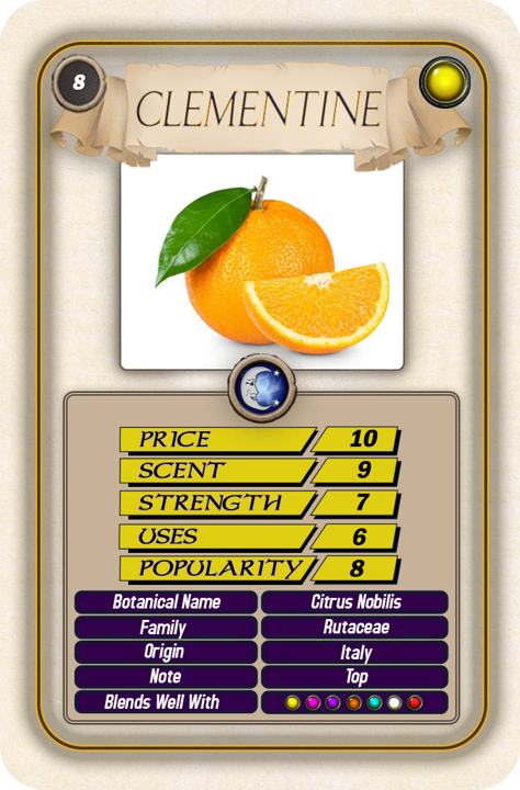 Clementine Top Trump Card