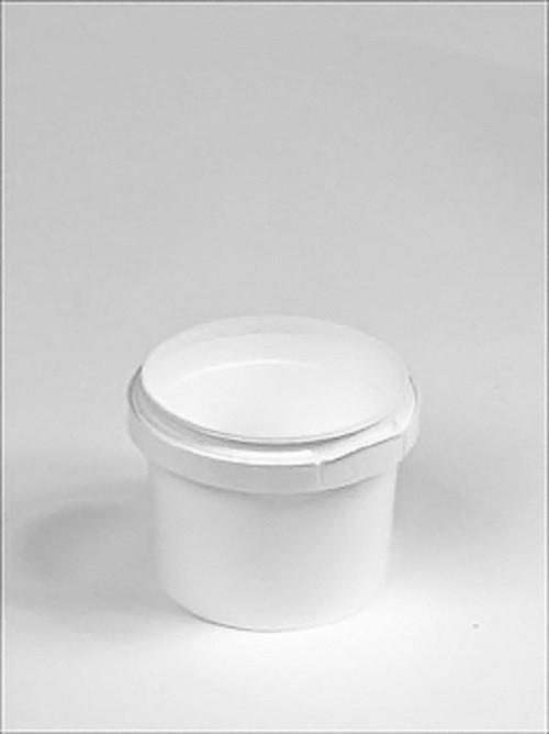 120ml White Plastic Pail Complete With White Lid - Mystic Moments UK