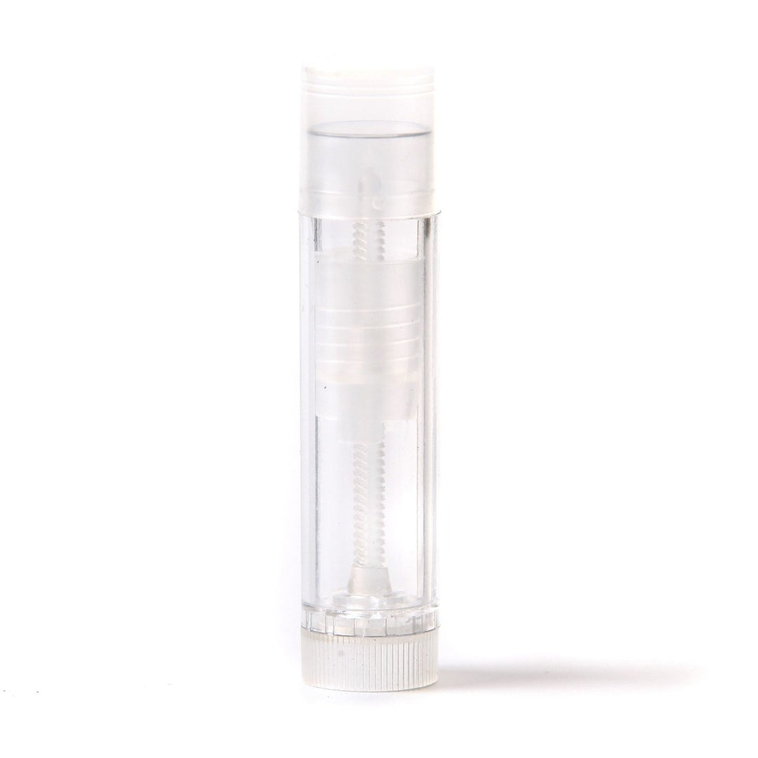 5ml Lip Balm Lipstick Twister With Push On Cap Natural Clear - Mystic Moments UK