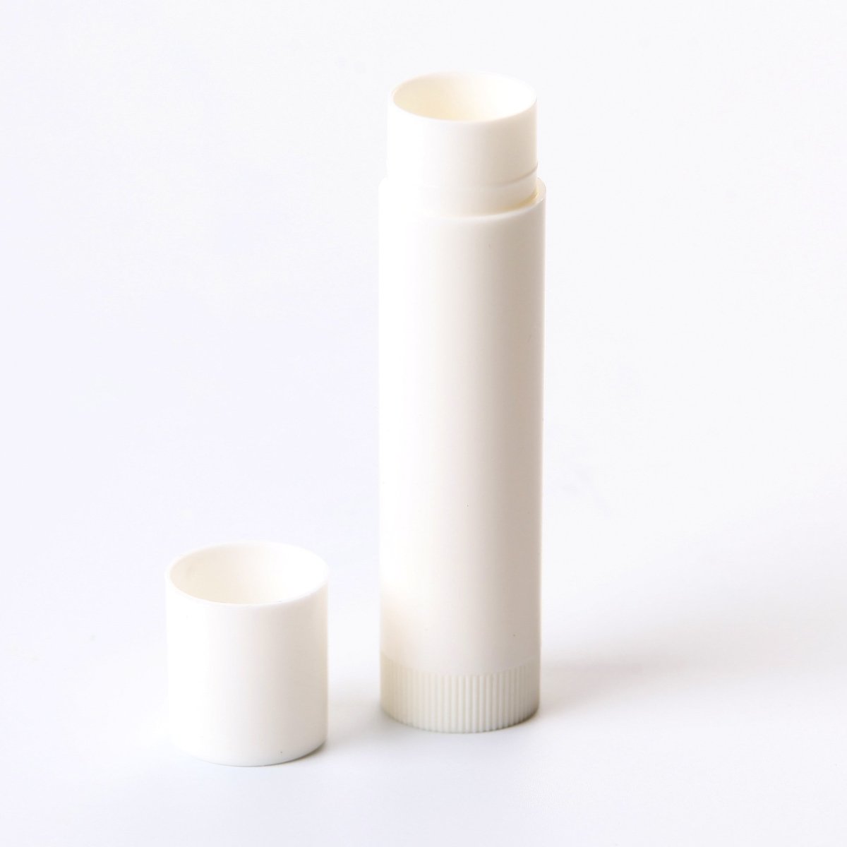 5ml Lip Balm Lipstick Twister With Push On Cap White - Mystic Moments UK