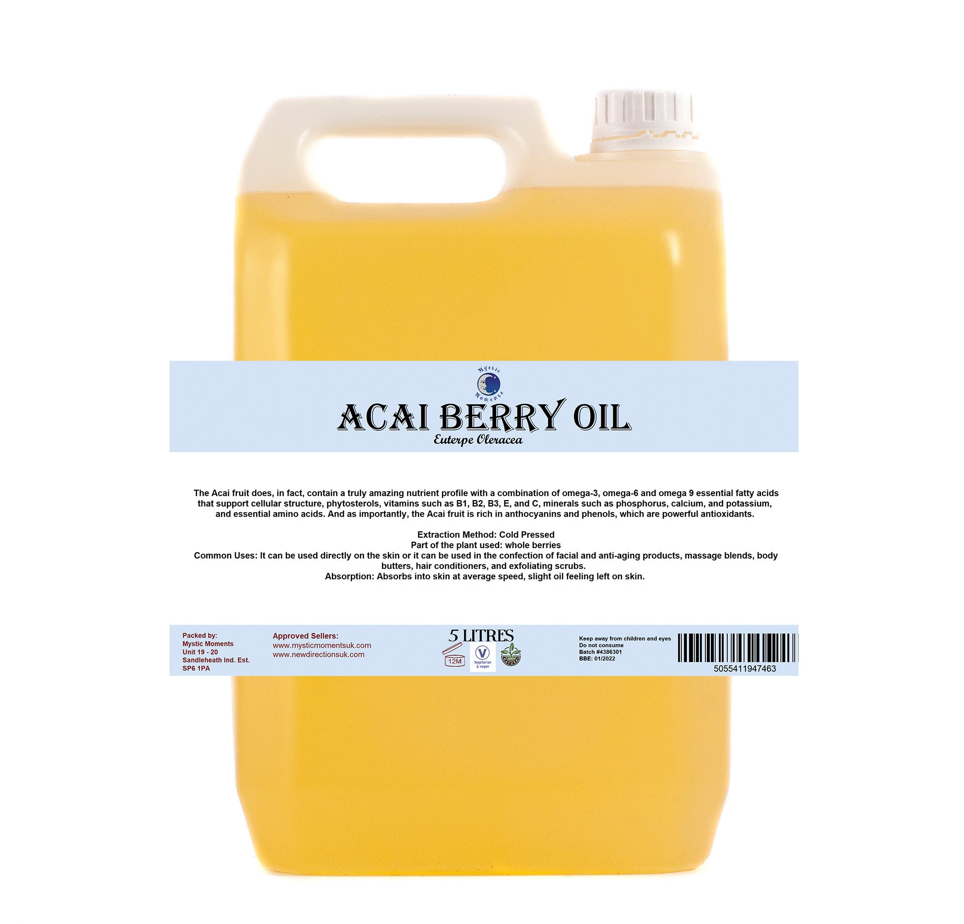 Acai Berry Virgin Carrier Oil