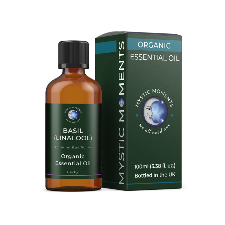 Aceite esencial orgánico de albahaca (linalol)