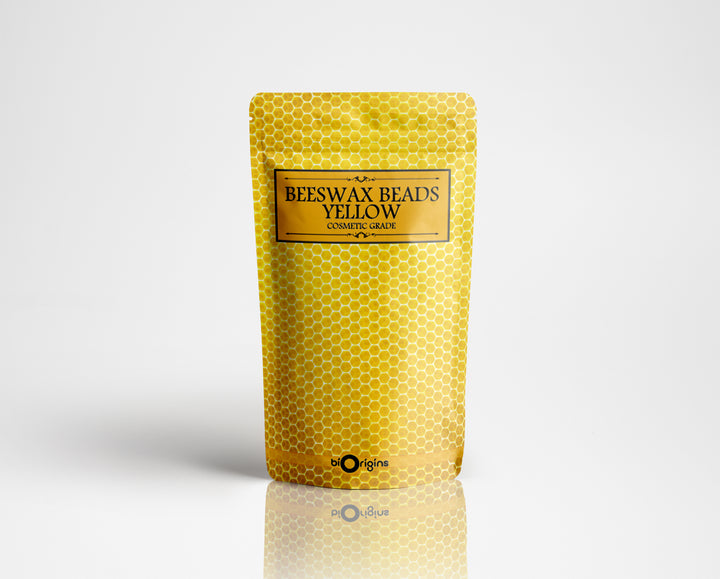 Perles de cire d'abeille jaune de qualité cosmétique - Cires cosmétiques