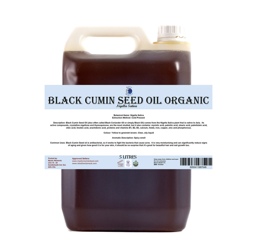 Aceite portador orgánico de semilla de comino negro