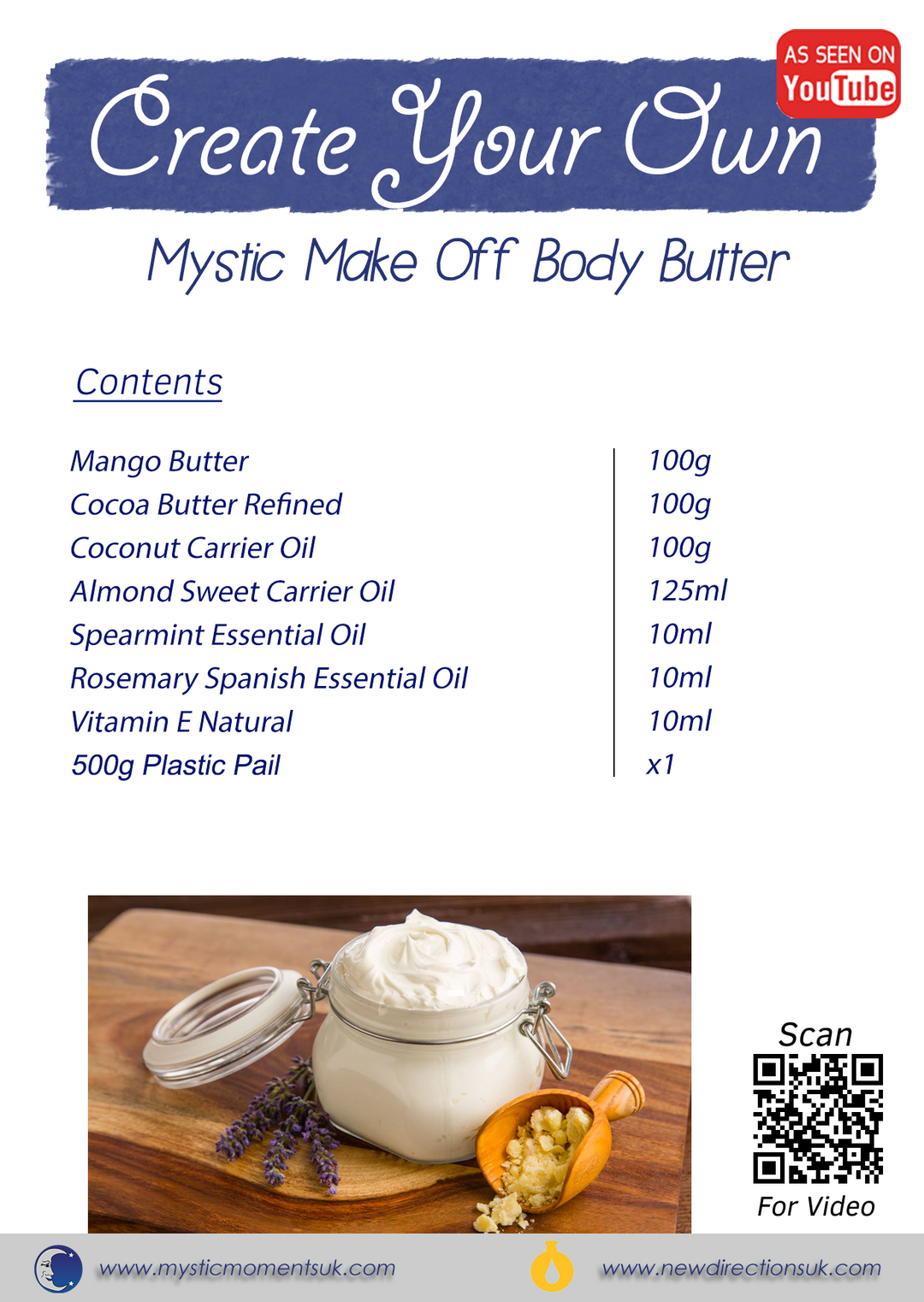 Creëer je eigen - Mystic Make Off Body Butter