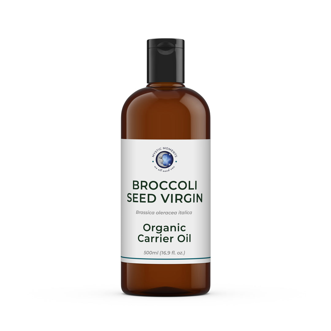 Huile de support biologique vierge de graines de brocoli