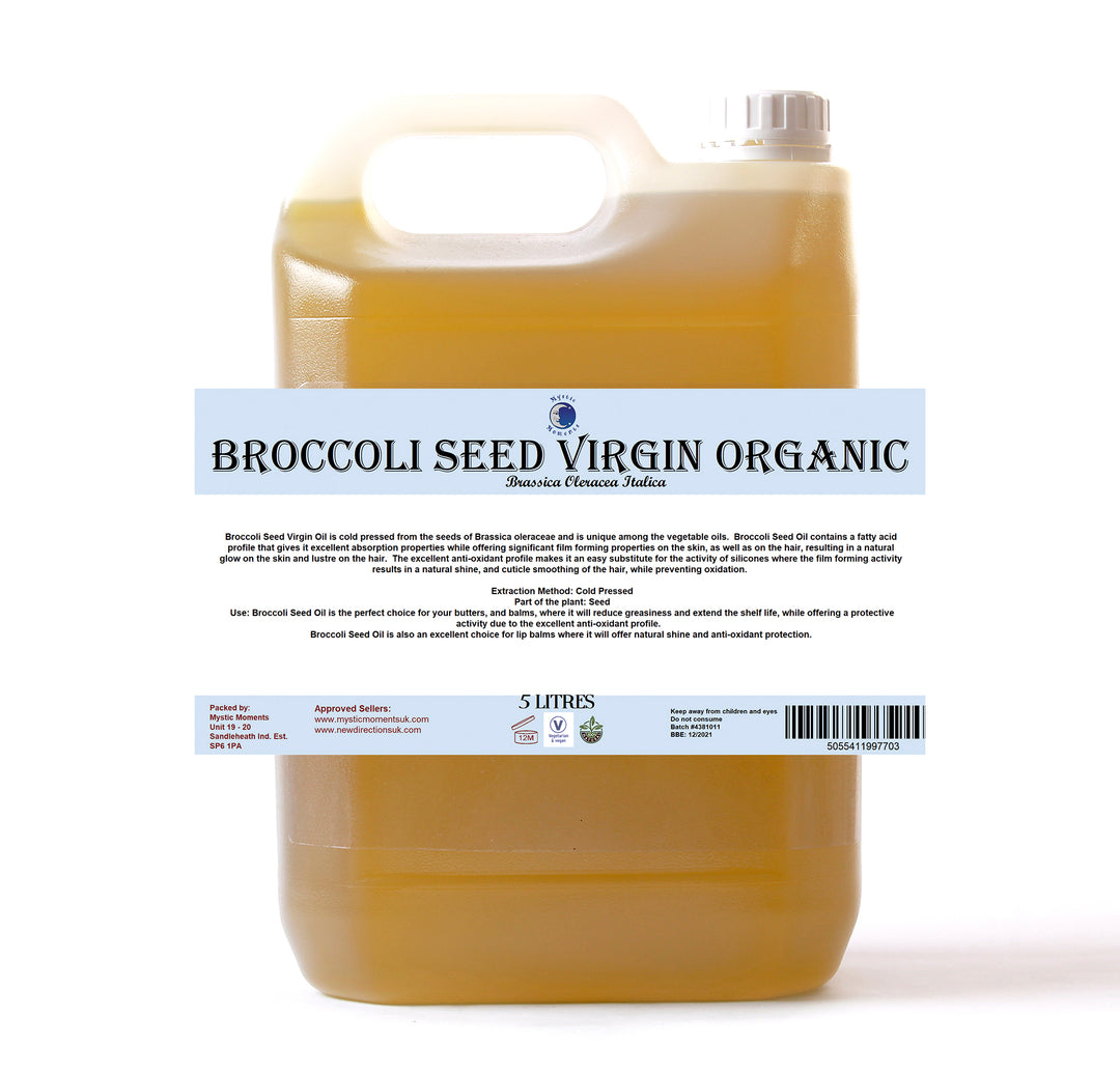 Aceite portador orgánico virgen de semilla de brócoli