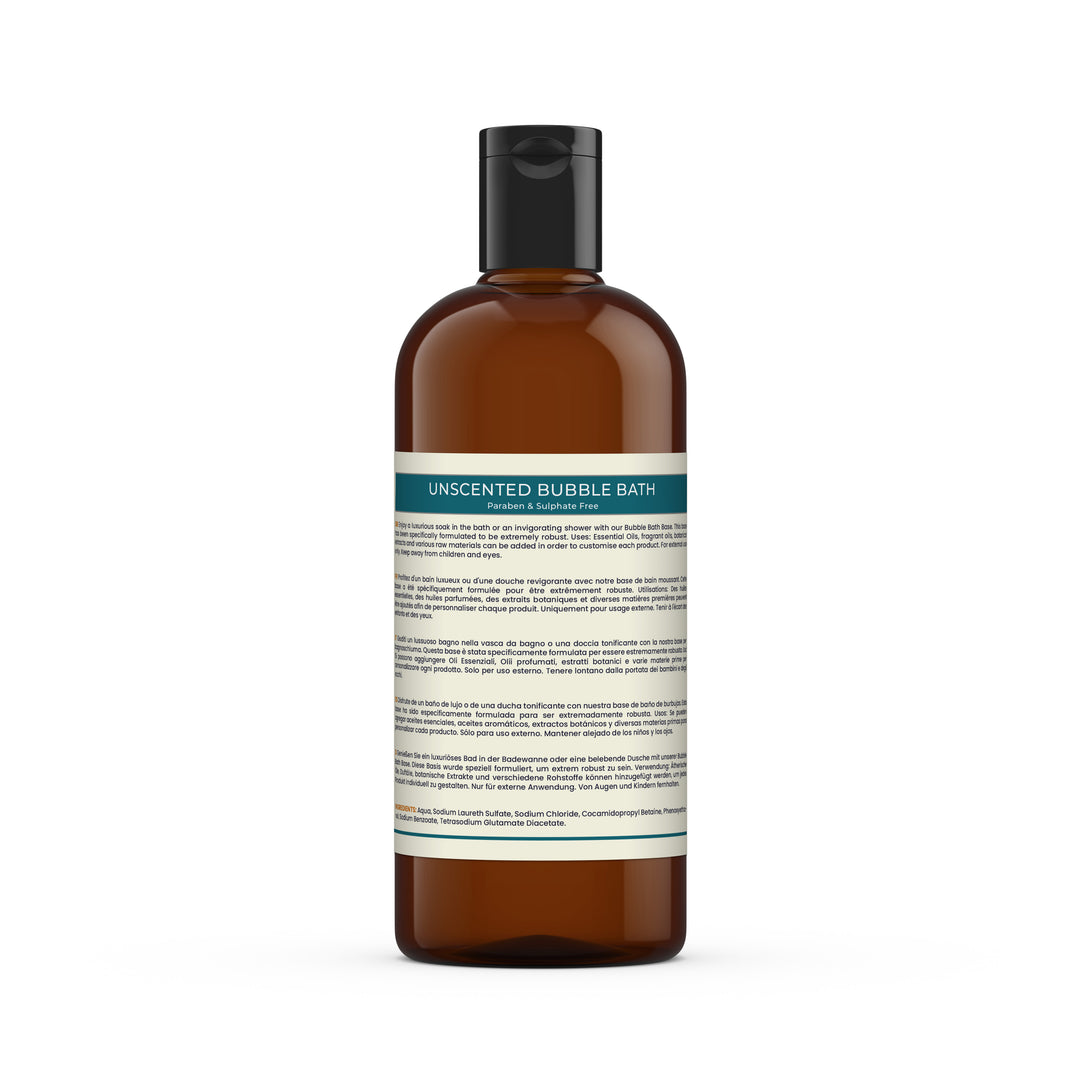 Bubble Bath Base - Natural Unscented - SLS & Paraben Free