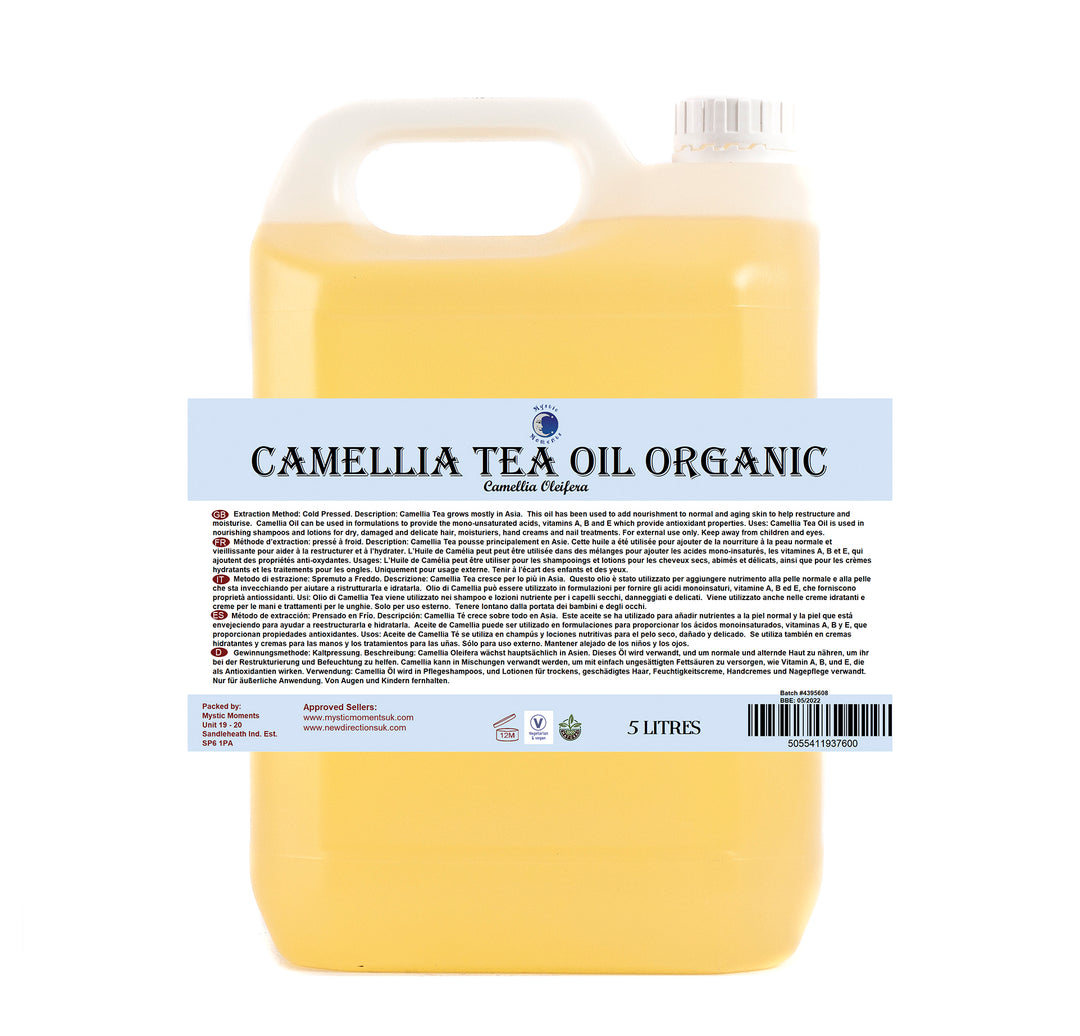 Aceite portador orgánico de té de camelia