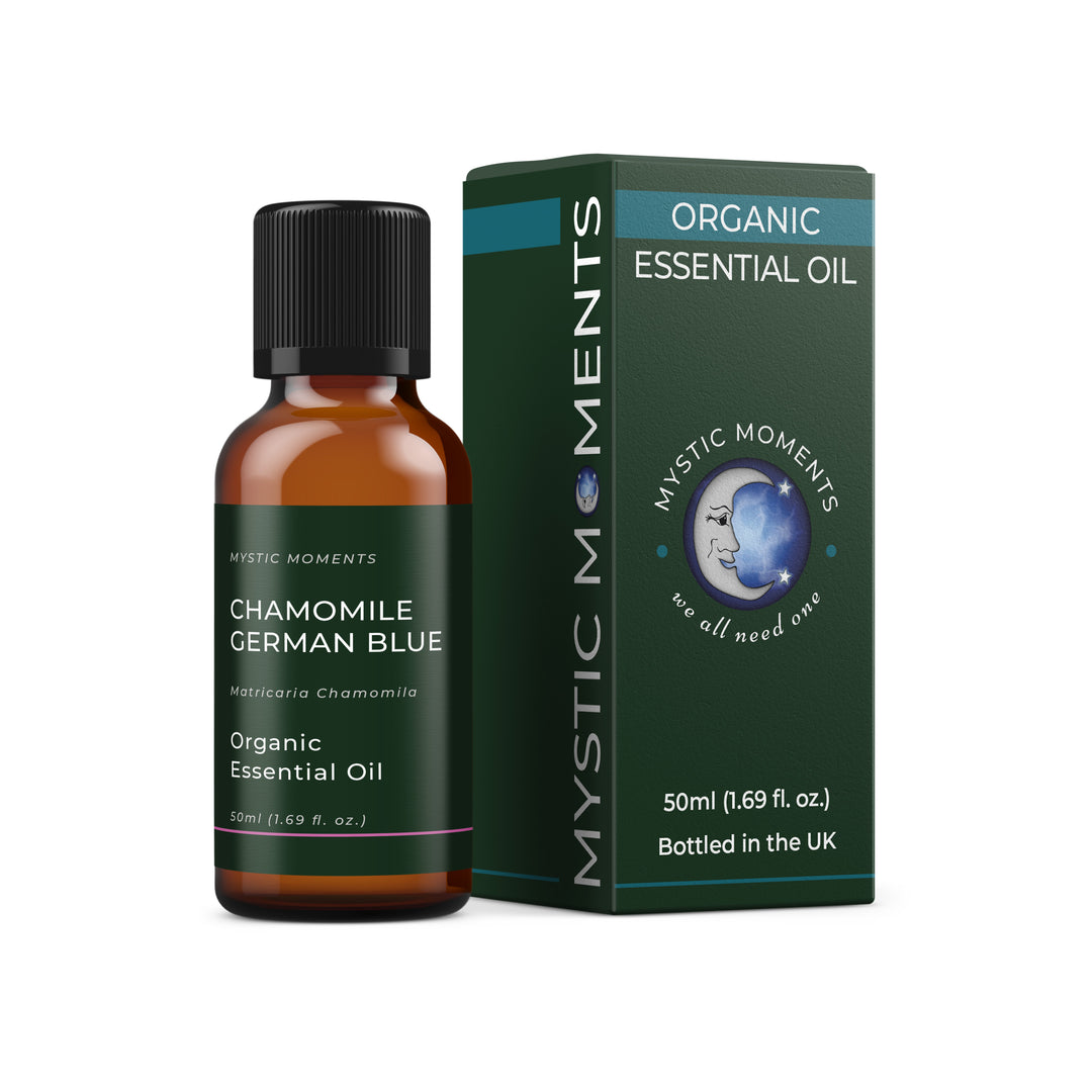 Aceite esencial de manzanilla azul alemán (orgánico)