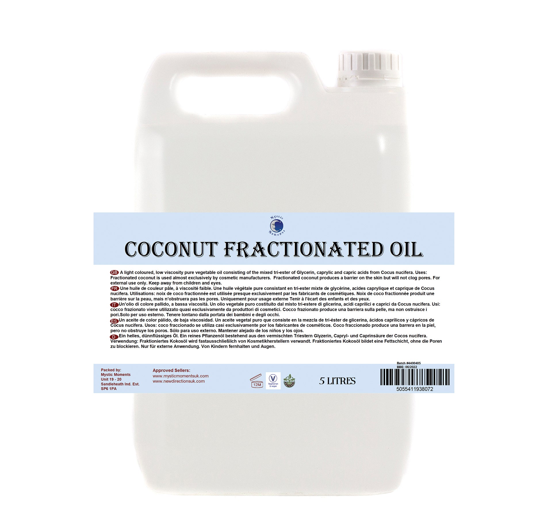 Coconut Fractionated Carrier Oil