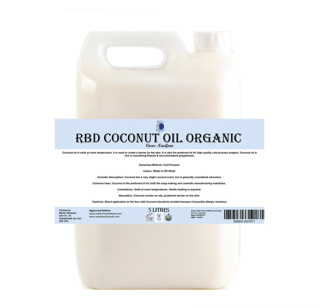 Aceite portador orgánico de coco RBD